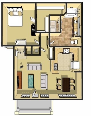 Unit 5104 floor plan